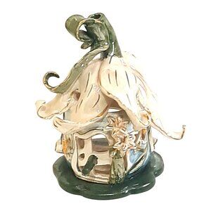 Fairy Votive Holder Blue Sky Clayworks Signed Heather Goldminc